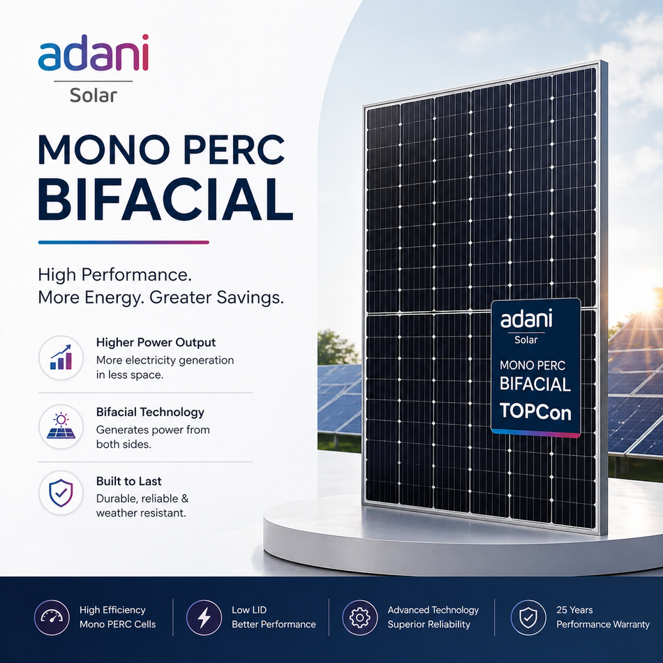 Adani Solar - Mono PERC Bifacial