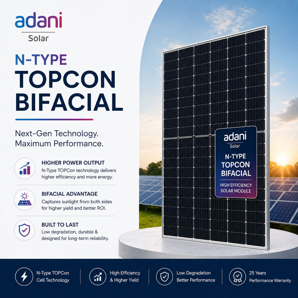 Adani Solar - N Type TopCon Bifacial