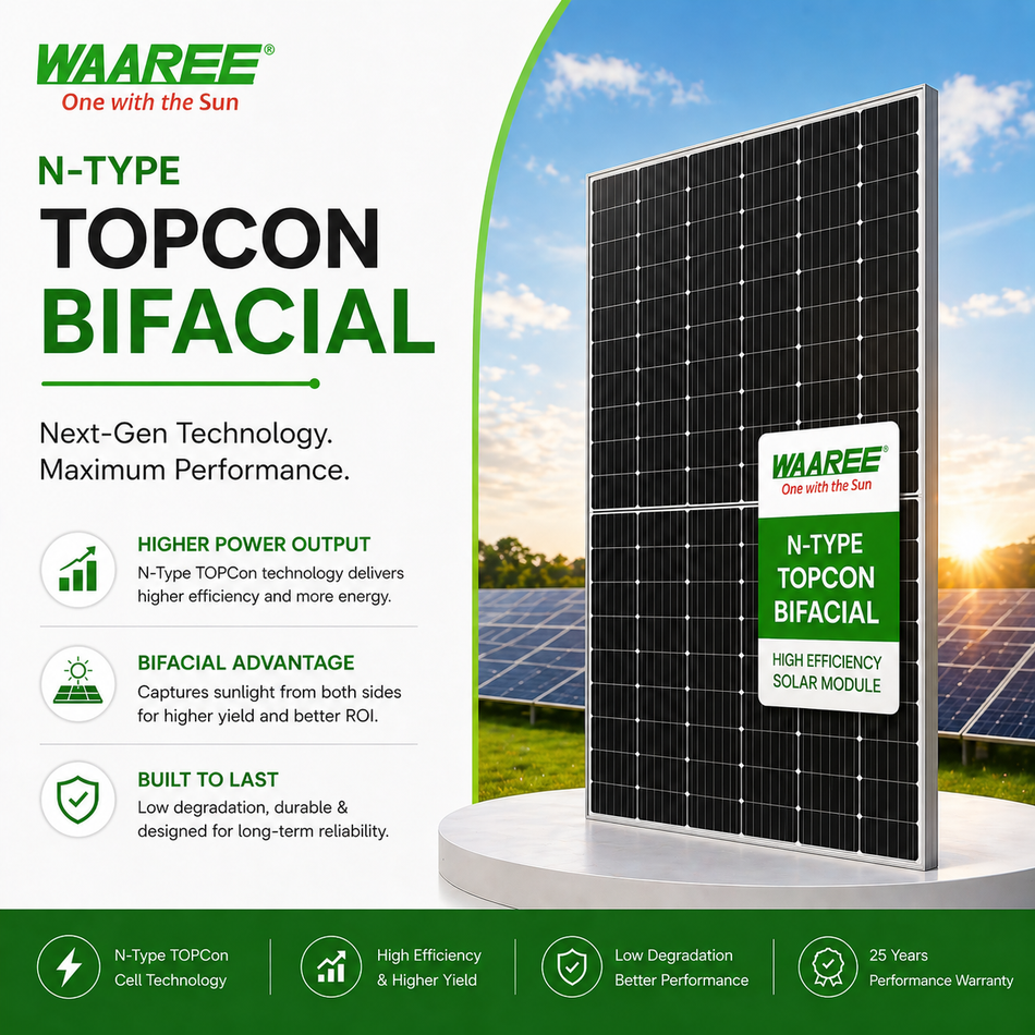 Waaree Energies - N Type TopCon Bifacial