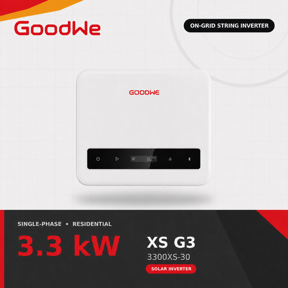 GoodWe XS G3 3.3 kW Single-Phase On-Grid Solar Inverter