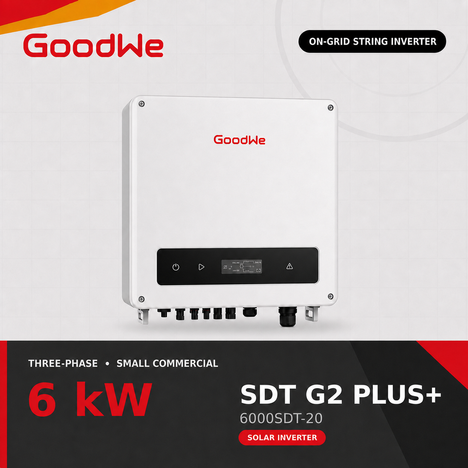 GoodWe SDT G2 Plus+ 6 kW Three-Phase On-Grid Solar Inverter