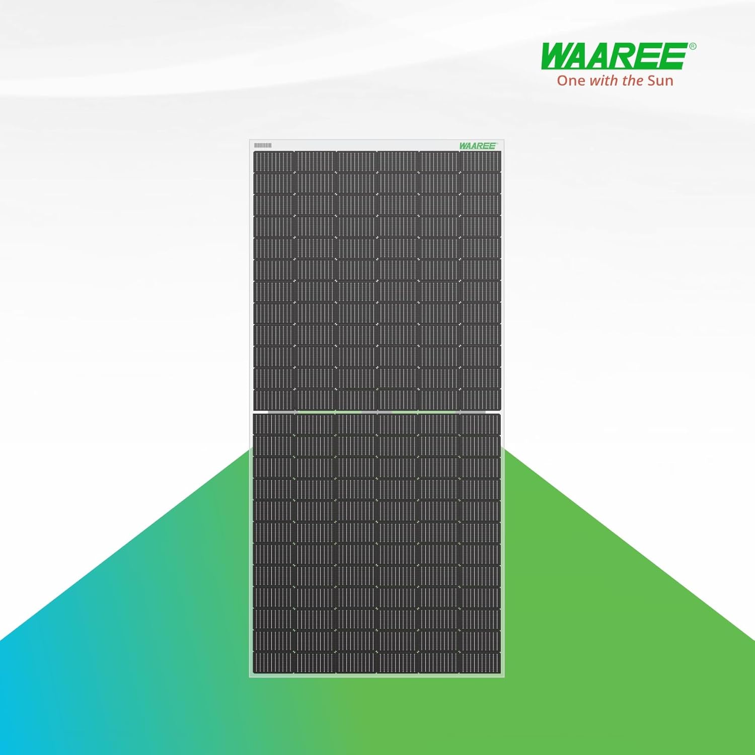 Waaree AHNAY SERIES 520W Mono PERC Bifacial Solar Panel – MBB Half-Cut – 30 Year Warranty