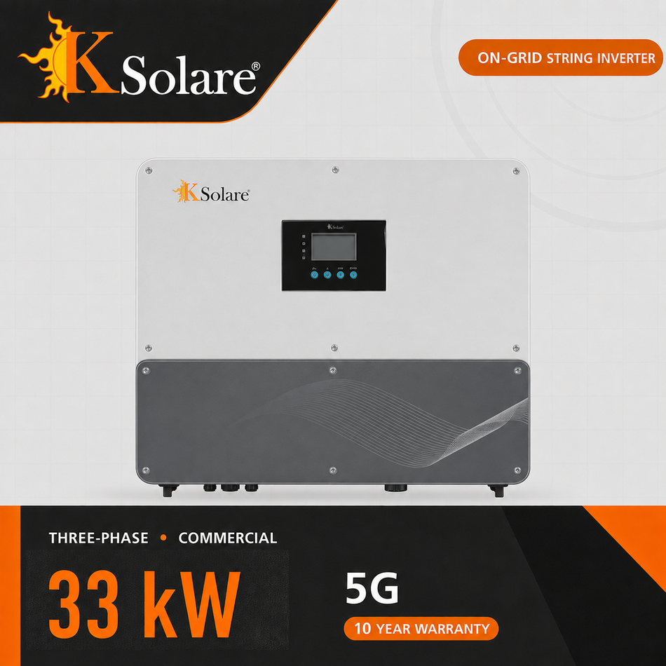 KSolare 5G 33 kW Three-Phase On-Grid Solar Inverter