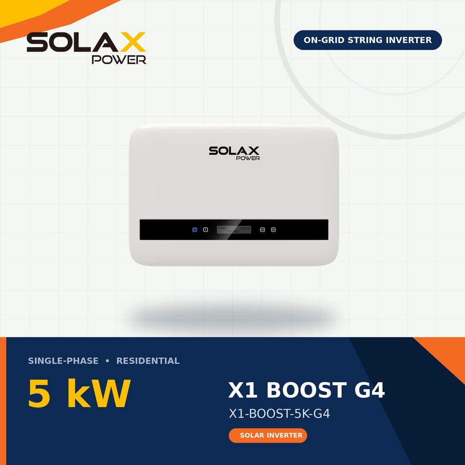 SolaX X1 BOOST G4 5 kW Single-Phase On-Grid Solar Inverter