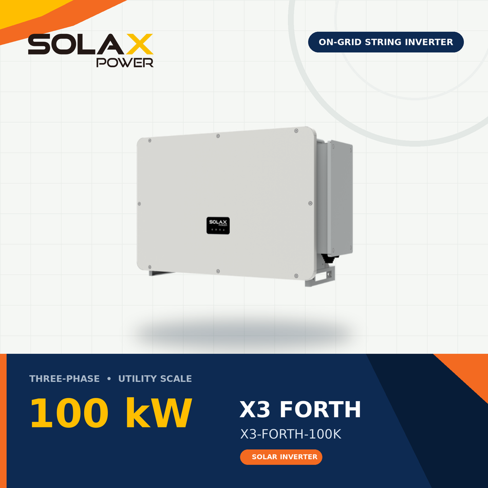 SolaX X3 FORTH 100 kW Utility-Scale On-Grid Solar Inverter